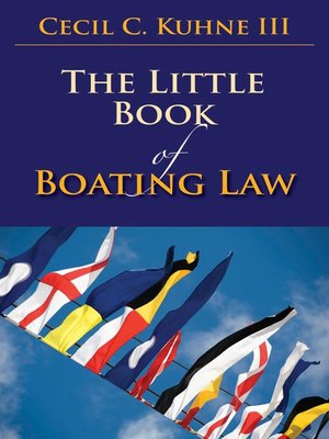 cover image of The Little Book of Boating Law Ebook